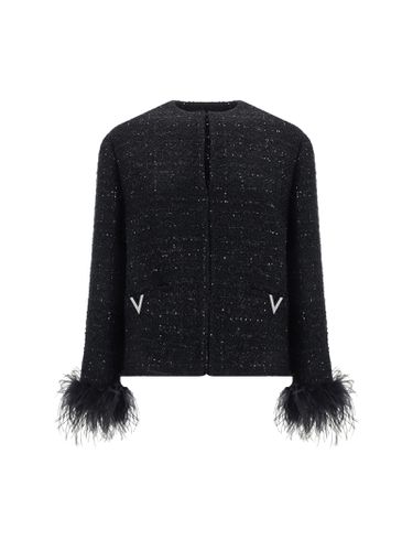 Valentino Tweed Jacket - Valentino - Modalova