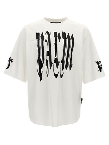 Back Gothic Palm Over T-shirt - Palm Angels - Modalova