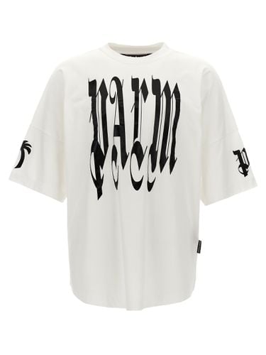 Back Gothic Palm T-shirt - Palm Angels - Modalova
