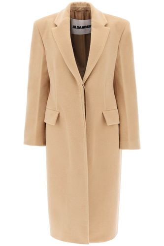 Tailored Coat In Virgin Wool - Jil Sander - Modalova