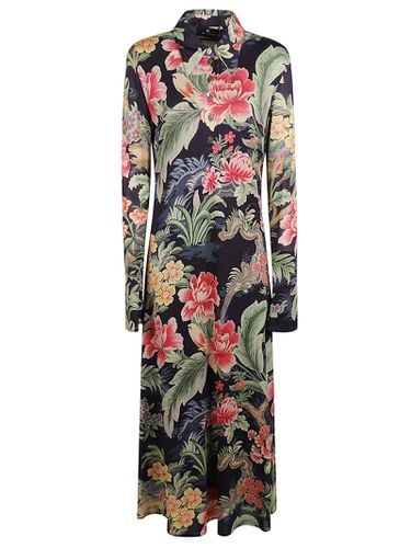 Etro Floral Long Dress - Etro - Modalova