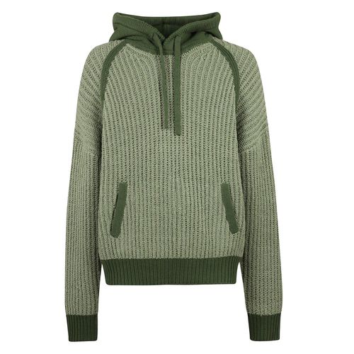 J. W. Anderson Drawstring Ribbed-knit Hoodie - J.W. Anderson - Modalova