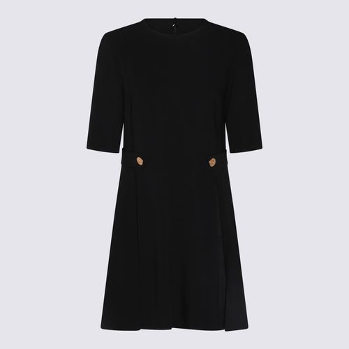 Versace Black Viscose Mini Dress - Versace - Modalova