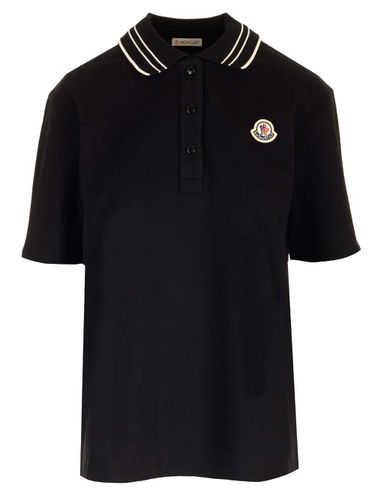 Moncler Classic Fit Polo Shirt - Moncler - Modalova