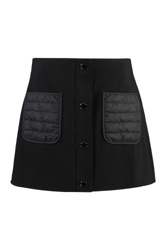 Moncler Viscose Blend Miniskirt - Moncler - Modalova