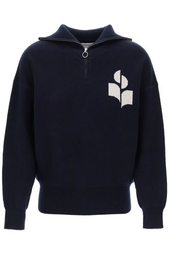 Azra Sweater With Jacquard Logo - Marant Étoile - Modalova