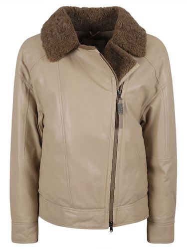 Brunello Cucinelli Zip Wrap Jacket - Brunello Cucinelli - Modalova