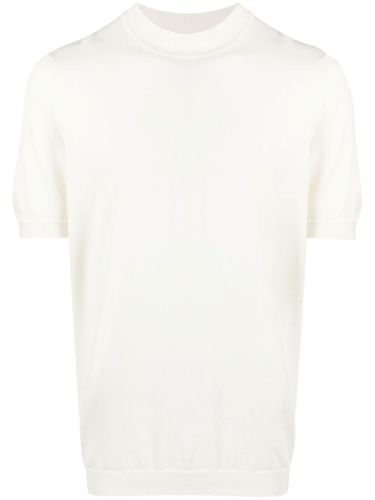 Drumohr White Cotton T-shirt - Drumohr - Modalova