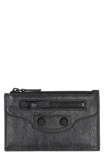 Le Cagole Leather Card Holder - Balenciaga - Modalova