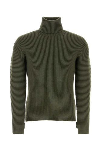Kenzo Army Green Wool Blend Sweater - Kenzo - Modalova