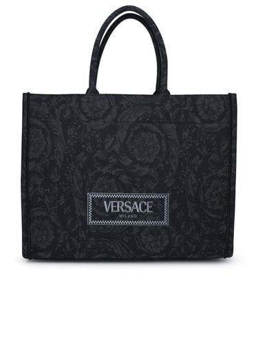 Versace Black Fabric Bag - Versace - Modalova