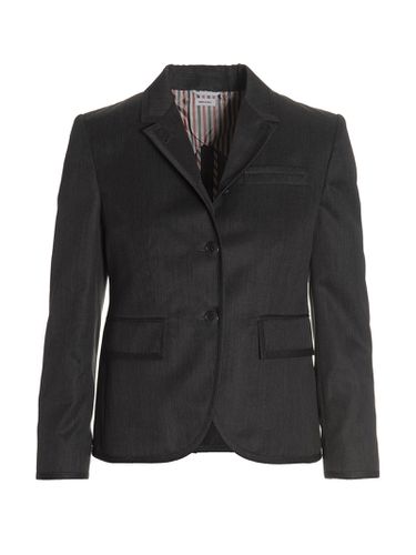 Wool Single Breast Blazer Jacket - Thom Browne - Modalova