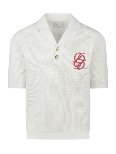 Polo Shirt With Logo - Drôle de Monsieur - Modalova