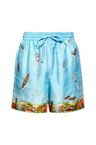 Casablanca Silk Shorts - Casablanca - Modalova