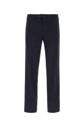 Fedeli Blue Stretch Cotton Pant - Fedeli - Modalova