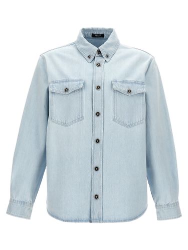 Versace medusa Denim Shirt - Versace - Modalova