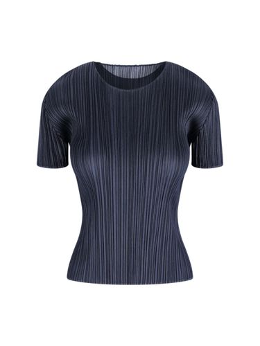 Pleated T-shirt - Pleats Please Issey Miyake - Modalova