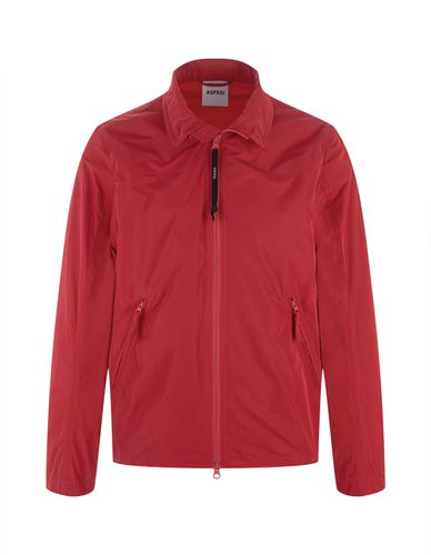 Stringa Jacket In Red Taffeta - Aspesi - Modalova