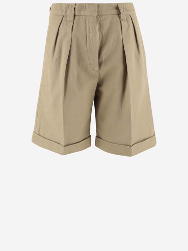 Aspesi Cotton And Linen Short Pants - Aspesi - Modalova