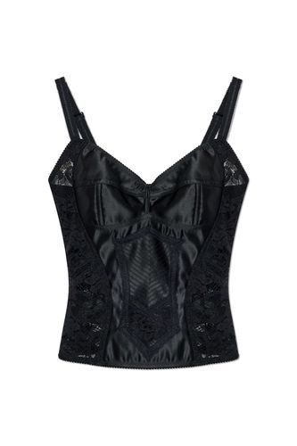 Lace Detailed Corset Top - Dolce & Gabbana - Modalova