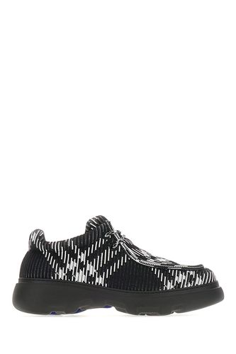 Embroidered Fabric Creeper Lace-up Shoes - Burberry - Modalova