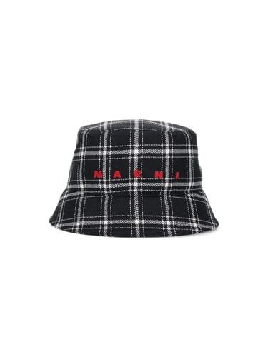 Marni Tartan Bucket Hat - Marni - Modalova