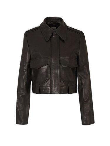 The Cordelia Long-sleeved Leather Jacket - Khaite - Modalova