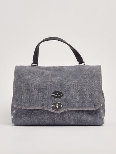 Postina Tela Genova Denim M Shoulder Bag - Zanellato - Modalova