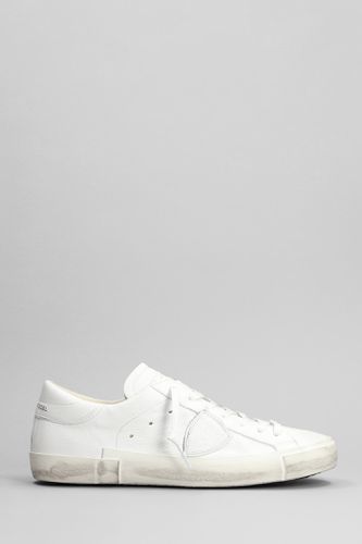 Prsx Low Sneakers In Leather - Philippe Model - Modalova