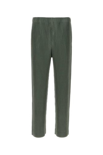 Sage Green Polyester Pant - Homme Plissé Issey Miyake - Modalova