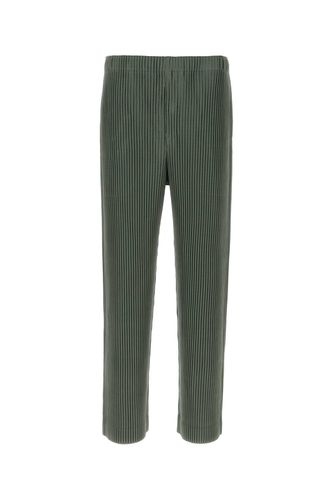 Sage Green Polyester Pant - Homme Plissé Issey Miyake - Modalova