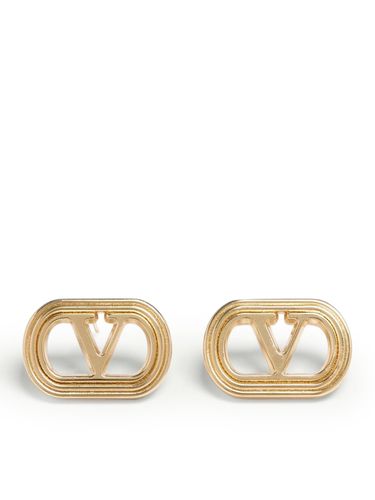 Ovalette Metal Earrings - Valentino Garavani - Modalova