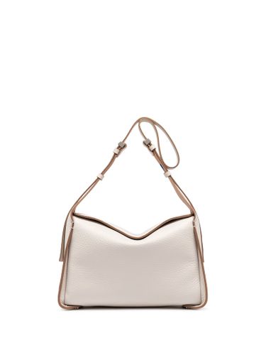 Penelope Shoulder Bag In Double Grain Maxi Leather - Gianni Chiarini - Modalova