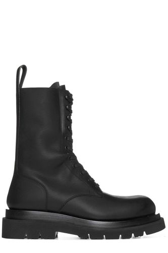 Bottega Veneta Lug Laceup Boots - Bottega Veneta - Modalova