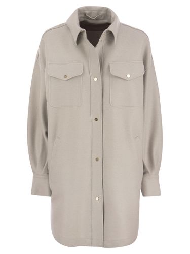 Resort Shirt In Lightweight Boiled Wool - Herno - Modalova