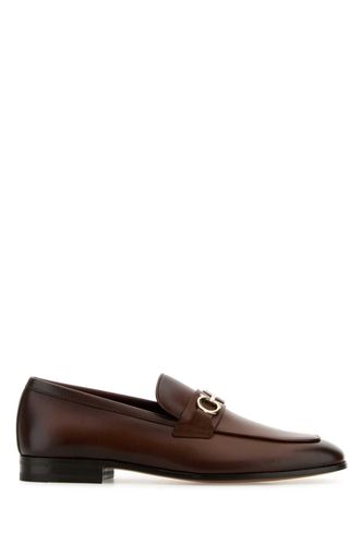 Brown Leather Balty Loafers - Ferragamo - Modalova