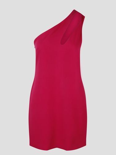 One Shoulder Jersey Mini Dress - Parosh - Modalova