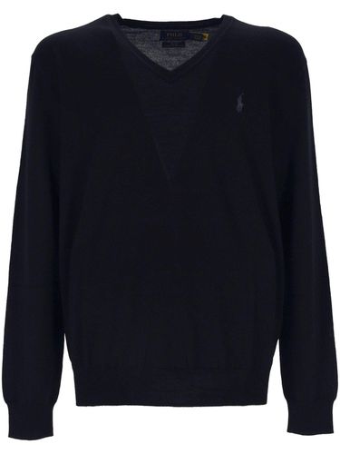 Polo Pony Embroidered Knitted Jumper - Polo Ralph Lauren - Modalova