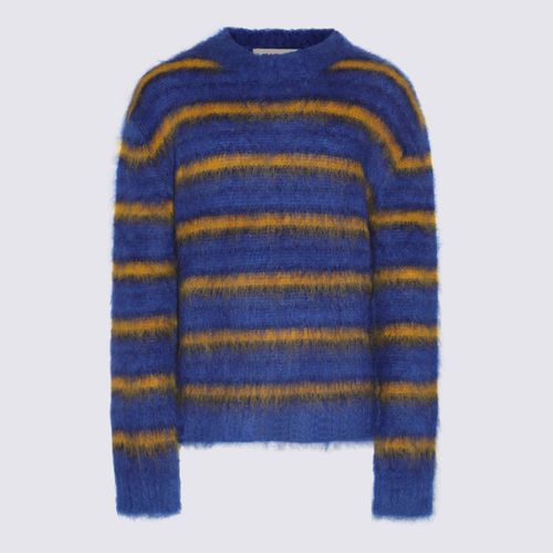 Marni Blue And Yellow Wool Knitwear - Marni - Modalova