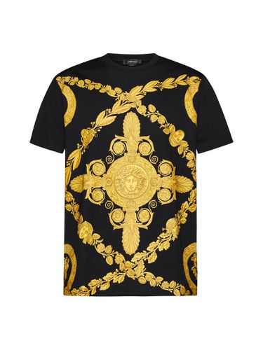 Versace Printed Cotton T-shirt - Versace - Modalova