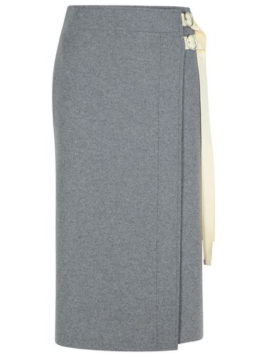 Jil Sander Grey Wool Blend Skirt - Jil Sander - Modalova