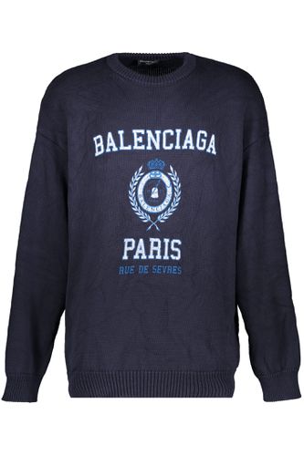 Balenciaga Logo Crew-neck Sweater - Balenciaga - Modalova