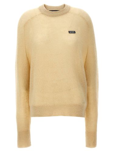 Logo-tag Crewneck Knitted Jumper - Rotate by Birger Christensen - Modalova