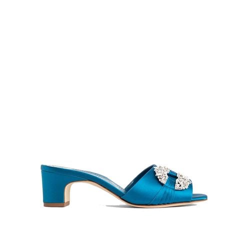 Prinap 050 Satin Mules - Manolo Blahnik - Modalova