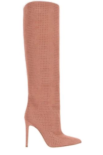 Crystal-embellished Knee-high Boots - Paris Texas - Modalova