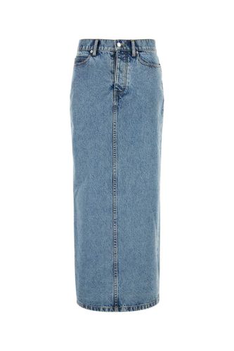 Embellished Denim Skirt - Alexander Wang - Modalova