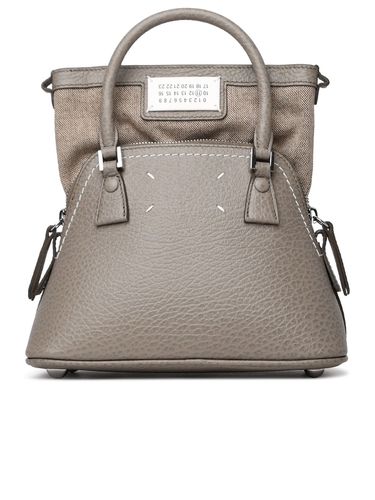 Micro 5ac Classique Bag In Dove-gray Leather - Maison Margiela - Modalova
