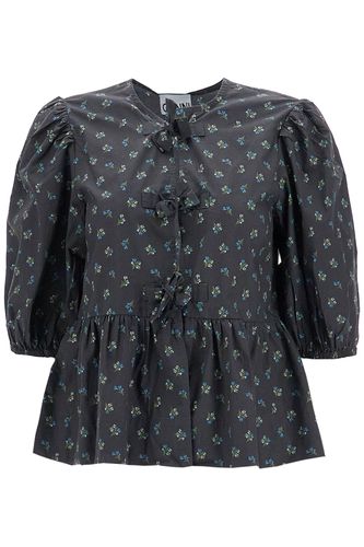 Ganni Poplin Blouse - Ganni - Modalova