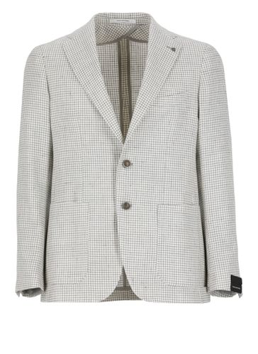 Linen And Virgin Wool Jacket - Tagliatore - Modalova