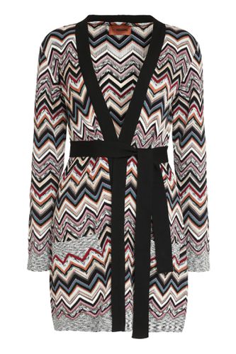 Missoni Jacquard Wool Cardigan - Missoni - Modalova